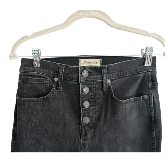 Madewell Black High-Rise Skinny Jeans Size 26 - Picture 7 of 8